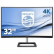 monitor Philips 31,5" 3840x2160 UHD 4K Curved VA(IPS) 4ms HDMI DisplayPort zvočniki 