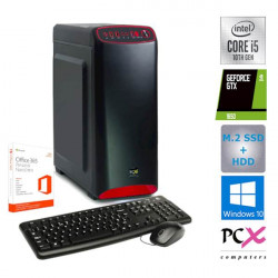računalnik PCX EXACTi5-10400F/8GB/SSD250GB/1TB/GTX1650-4GB WIN 10