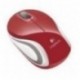 Miš Logitech NoteBook Brezžična optična M187 nano rdeča